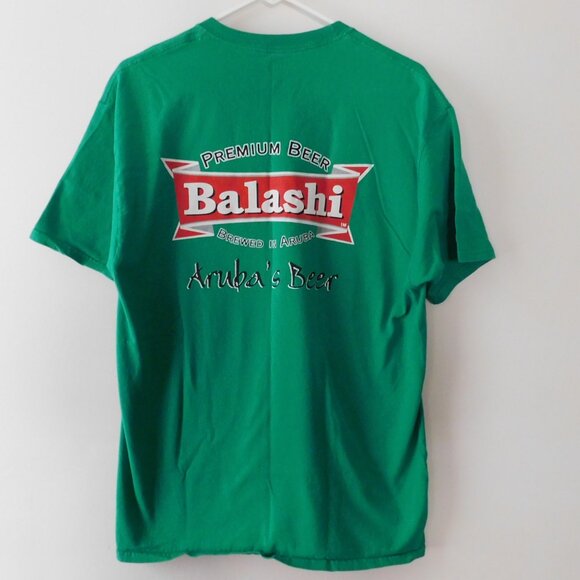 T Shirt Brewery Balashi Premium Beer Brewed in Aruba Size L Large - Picture 4 of 8